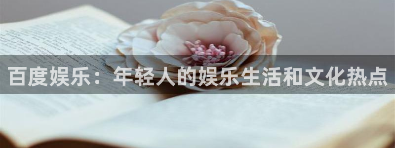 新航娱乐官网：百度娱乐：年轻人的娱乐生活和文化热点